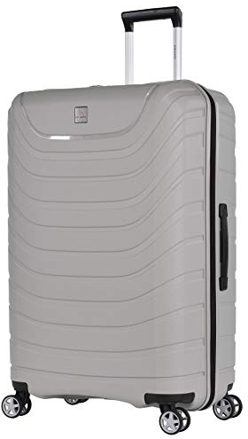 Probeetle by Eminent Valise Voyager XXI 77cm 112L Bagage Grande Rigide Polypropylène Ultra Résistant 4 roulettes Doubles Gris