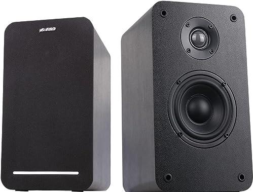 F&D R40Bt 6000W Bluetooth, USB-diskanthögtalare, bokhylla - svart