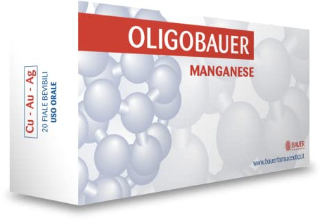 Bauer – Oligobauer Manganese – Ampollas Manganeso Indicadas para Alergias 40 ml