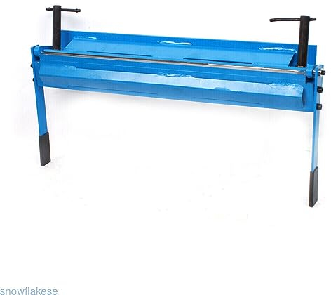 czyuRachel Tisch-Abkantbank, 630mm Biegebank 1,2mm Faltkapazität Max. Biegewinkel 120° Gusseisen Manuelle Biegemaschine Kantbank Blechbiegemaschine Manuell Rohrbiegemaschine Für Bleche