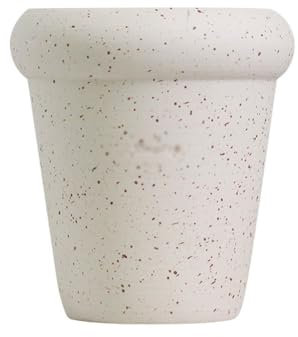 EQUALIZE Pot de fleurs lumineux en céramique de luxe, pots de fleurs de bureau, pots de fleurs en céramique de style minimaliste moderne avec trous de drainage, jardinière simple (taille : sans base)