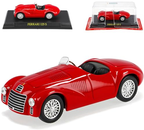 Generisch Ferari 125 S 125s Rot Cabrio 1/43 Altaya Modellauto Modell Auto Sonderangebot