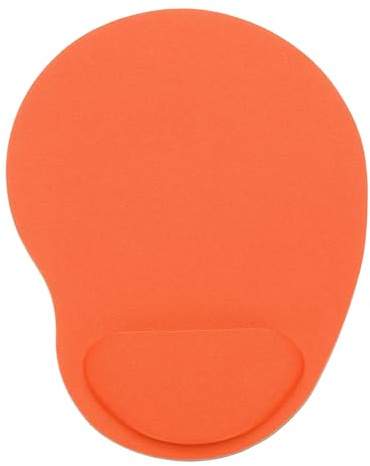 PATIKIL Tappetino Per Mouse Ergonomico Con Supporto Per Polso Arancione | Tappetino Per Mouse In Gel, Schiuma Memory, Per Computer Con Base Antiscivolo Per Ufficio Computer Portatili