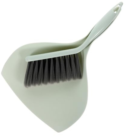 DONFAMDS Balayette Pelle de Table Petit Format Verte Brosse de Nettoyage Manuelle Résistante et Compacte pour Bureau Voiture et Maison Accessoire Pratique Rayures Suspension