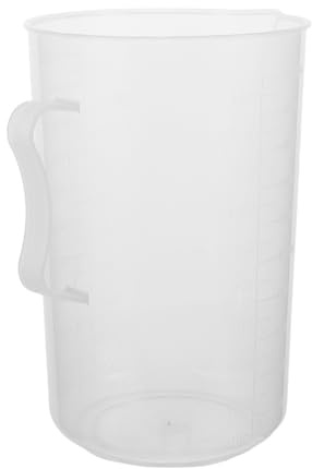 DRESSOOS Misurino di Plastica Grande Capacità 2000ml per Olio Motore e Cambio, Resistente e Facile da Usare per Manutenzione Auto e Cucina
