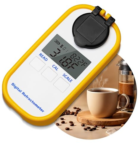 AMTAST Digitales Kaffee Refraktometer TDS-Meter Zucker Brix TDS Messgerät