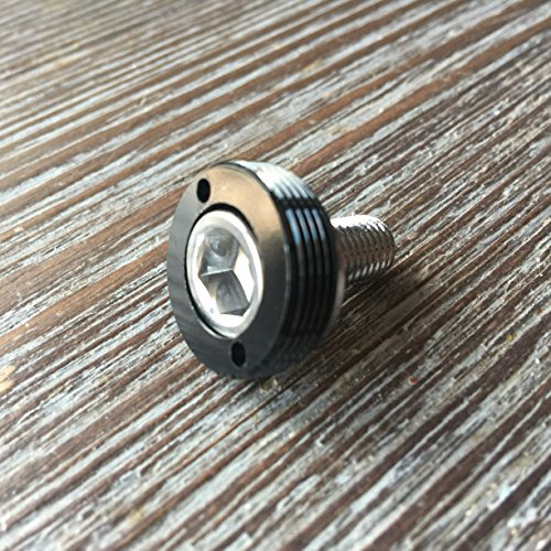 Kurbelschrauben farbig mit Alukappe Vierkant Innenlager MTB/Road Tuning Caps Axle Bolts