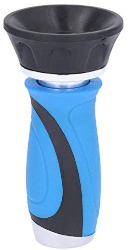 Pistola per irrigazione giardino 123x66 mm, Ugello ad alta pressione per tubo acqua, Spruzzatore tipo pompa antincendio 4,8x2,6 pollici, Accessorio irrorazione regolabile