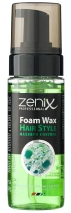 Zenix Foam Wax Herb Blend 150ml | Styling Schaum für Männer | Haarprodukt mit Starkem Halt | Stylingprodukt für Struktur, Volumen & Glanz | Schaum Wax | Haar-Mousse Herren | Frischer Duft