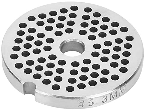 Meat Grinder Plate Stainless Steel Crusher Mincer Plate Disc Knife Replacement Accessories for Grinders Mincers(3mm)