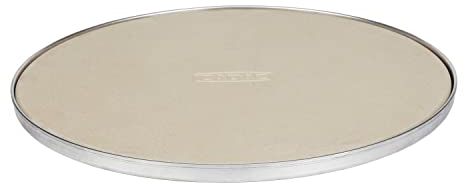 Cadac Pietra per pizza in cordierite Pro 40, rotonda, beige, per forni elettrici, bollitori a carbone e barbecue a gas, 33 cm, 300 °C, lavaggio a mano