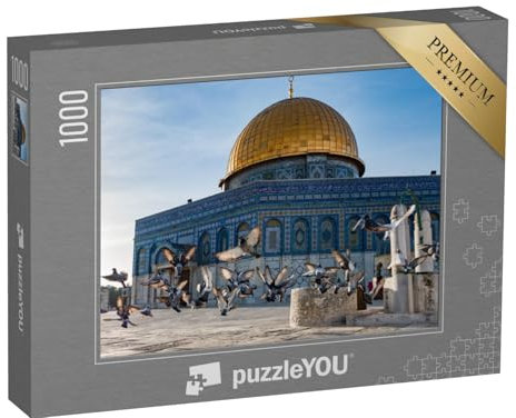 puzzleYOU: Puzzle 1000 Teile „Felsendom: Altstadt von Jerusalem, Israel“ – aus der Puzzle-Kollektion Naher Osten