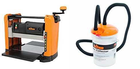 Triton 1100W Thicknesser 317mm TPT125 (583534) & Dust Collection Bucket 23Ltr DCA300 (330055)