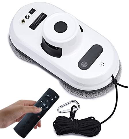 Robot Nettoyeur Vitre 6000 Pa, Robot Laveur de Vitre Automatique, Télécommandé, pour Toutes Les Surfaces Lisses