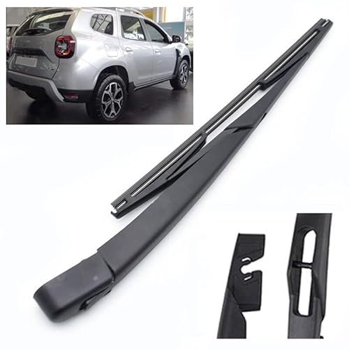 VINAUD Wischerarm Hinten Scheibenwischer Wischer Set für Dacia Duster mk2 2017-2023 Scheibenwischerarm Blatt Austausch.