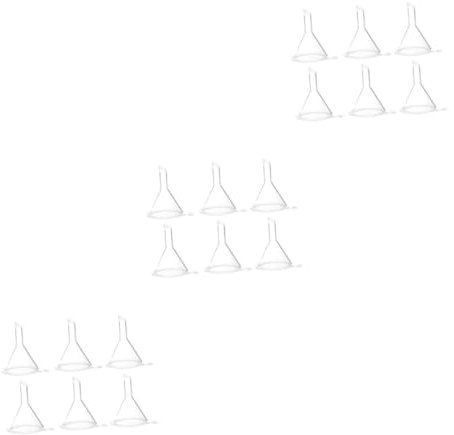 HEMOTON 90piezas De Plástico Transparente Para y Polvos De Mango Para Cocina y Cosméticos Accesorio Práctico y Conveniente Para Transferencias De Aceites Especias