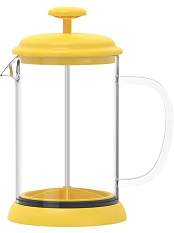 Lisher Tea in vetro in acciaio French Coffee Tea Percolator Filter Press Pistone 800 ml Manual Coffee Espresso Maker Pot,A