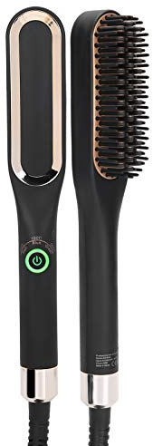 Lisseur de Barbe pour Hommes, Peigne à Lisser électrique Portable, Peigne Chaud électrique Multifonctionnel, Brosse à Lisser la Barbe, Mini Lisseur pour la Maison et les Voyages