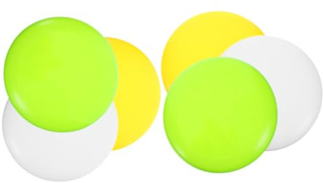 INOOMP 6stücke Teiliges Disc Golf Leichtes Putter Midrange Driver Scheiben Mit Kleinen Markern in Weiß Gelb Grün Für Anfänger Und Profis Für Outdoor Spielen