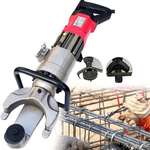 Plieuse Hydraulique Portable Pour Barres D'armature Jusqu'À 22 Mm, Angle Pliage Des Barres D'acier 0 À 90 Degrés, Cintreuse Portative Pour Barres D'acier Avec Boîte Rangement En Métal,220V