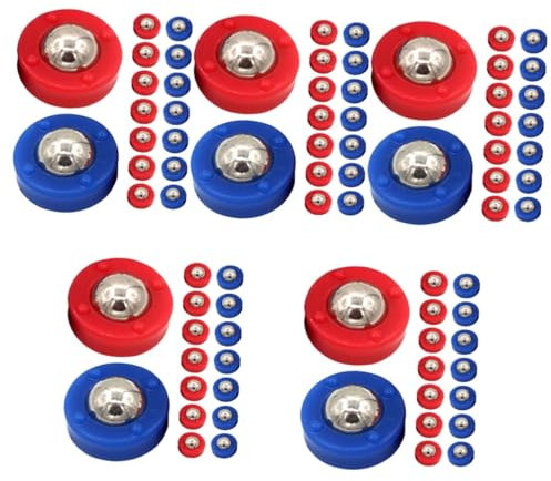 YARNOW 100piezas Bolas Rodantes para Shuffleboard Accesorios De Mesa Divertidos y Duraderos para Mesa para Diversión Familiar y Reemplazo De Discos Desgastados