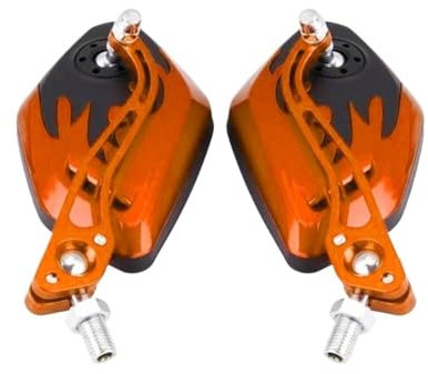 OLMAFD 2 Teile/Satz 8/10mm Motorrad Zubehör Motorrad Lenker Halterung Rückspiegel Motorrad Rückspiegel Fahrradspiegel
