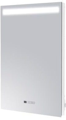 Herschel Infrared Select XLS Heated Bathroom Mirror with Lights 400W - Premium Infrared Panel Heater, 60x80cm, Dimmable Lights, 5-Year Warranty, Energy-Saving, Fast Heating, Touch Controls, Demist