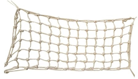 FONDOTIN Seil Papageien Hängenetz Kletternetz Haustier Spielzeug Hänge Design Aus Seilmaterial Bissfest Langlebig Für Große Mittelgroße Papageien
