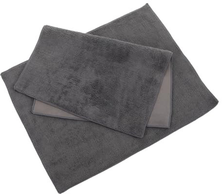 Zerodeko 2pièces Lot de Serviettes De Séchage pour Voiture Chiffon Absorbant Serviette De Lavage Automobile Chiffon De Nettoyage pour Voiture