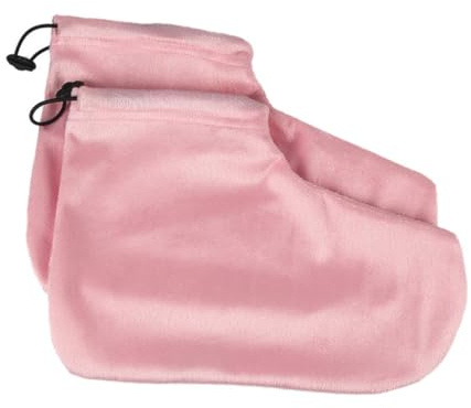 TOGEVAL 2 et Couvre Coton Thermique pour Bain de Paraffine Protection Douce pour Soins des Mains et Secs Accessoires de Thérapie Paraffine Rose Couvre