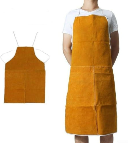 Babero de soldadura de cuero, equipo de protección esencial para soldadores y carpinteros