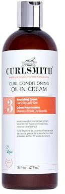 Curlsmith Curl Cream Conditioning Oil - Natural Leave i balsam för lockigt och tjockt hår (474 ml)