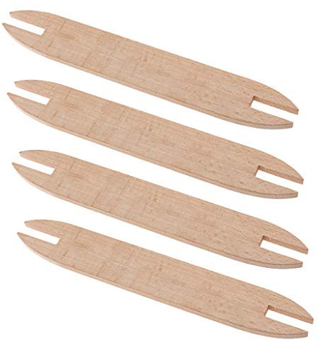 Harilla 4 Packs Web/Strick Shuttle für Gewebte Bastelarbeiten DIY Tool Home