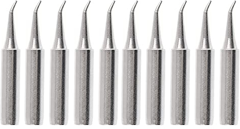 Saipor 10pcs Soldering Iron Tips, 900M-T Solder Welding Replacement Tip Kit | for Hakko, Radio Shack, TENMA, ATTEN, Quick, Aoyue, Yihua Soldering Station (900M-T-IS)