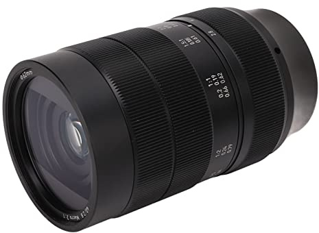 Zunate Objectif Macro 60 Mm F2.8 APS C pour Monture E, Revêtement Multicouche à Grossissement 2X, pour FS7, FS7M2, FS5, FS5M2K, A7, A7II, A7R, A7RII, A7S, A7SII, A7III, A7RIII, A3000