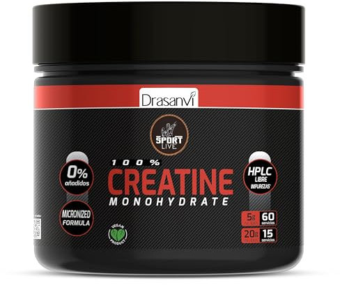 CREATINA MONOHIDRATO 80MESH 300G SPORT LIVE DRASANVI