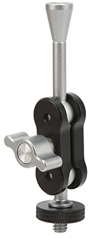 VBESTLIFE Soporte de Cámara de Brazo Mágico, Brazo de Montaje Extensible de Disparo de Cámara Giratorio Universal de 360 ​​Grados, Interfaz de 1/4 Pulgadas, para Micrófono de Luz de Relleno(93 mm)