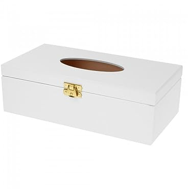 Wooden World - Taschentücher Design Holz Taschentücher in Weiß