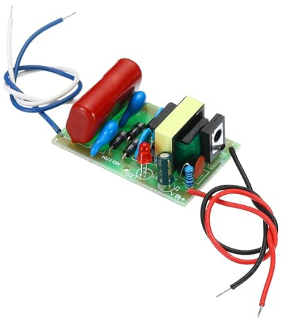 PATIKIL Generatore Alta Tensione DC 3-6V 1800V Potenziamento Modulo Alimentazione Elettrica Arco Tensione Trasformatore per Esperimento Scientifico Nero