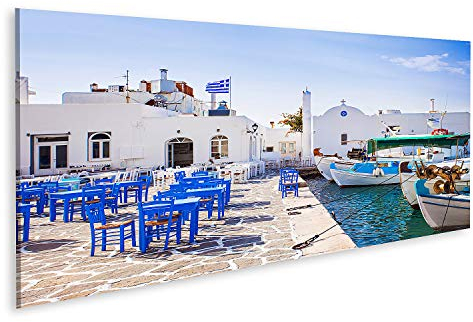 islandburner Prime Bild auf Leinwand Griechisches Fischerdorf In Paros Naousa Griechenland Bilder Wandbilder Poster