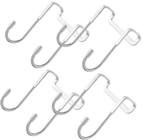 HOLIDYOYO Einhängen 4 Stück Haken Aus Edelstahl Ausstecher Rentier Edelstahlhaken Gaderoben Haken Schrankhaken Hakenleiste Für Door Hook Aufhänger Für Kleinigkeiten Türhänger Rostfreier Stahl Silver