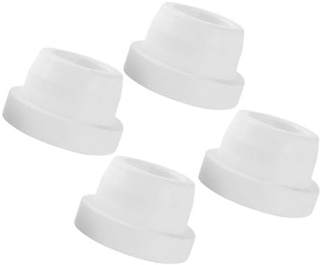 Toddmomy 4pièces Lot de Bouchons Intérieurs pour Échelle De Piscine Capuchons Caoutchouc Protection Anti-Rayures pour Piscine Creusée Installation Facile