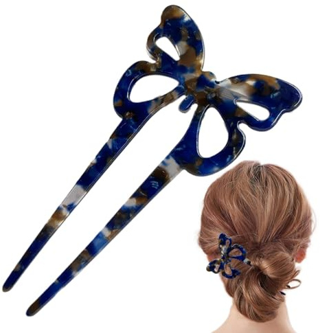 Amesor Französische Stifte, U Hair Pins - Lange Haarnadeln in u Formen - Frisurzubehör Vintage Hair Fork French Twist Hair Pin, Hochsteckfrisur Haare für Hochsteckfrisuren & Brötchen