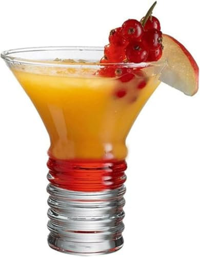 QMOWIZ Biergläser Kreative Weinglas Cocktailgläser Wein Becher Stammläser Trinken Gobletsaftgläser. Weizengläser
