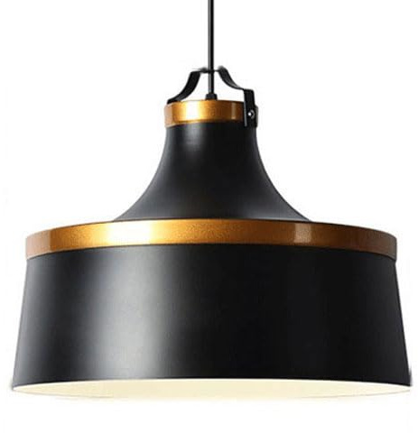 ZGDHWCR Kronleuchter aus Metall im amerikanischen Landhausstil, Pendelleuchte mit E27-Lichtquelle und Einzelkopf, kreativer und individueller Lampenschirm für Hängelampen, Deckenleuchten für die Balko