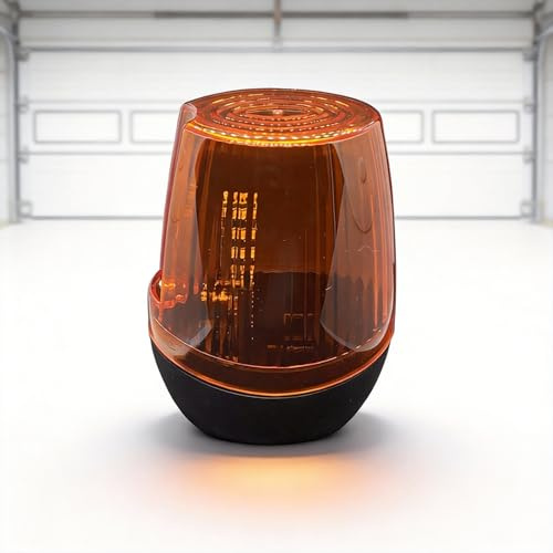 Lampe clignotante pour portail battant et coulissant, 12-265 V AC/DC, 1,5 W, étanche IP54, fréquence de flash 1 Hz, compatible avec antenne de contrôleur RF, pour ouvre-porte de garage
