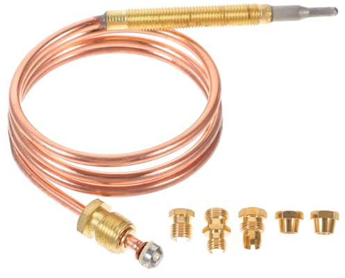 OFFIGAM Thermoelement für Kaminofen aus Kupfer mit Präziser Temperaturkontrolle und Einfacher Reparatur Geeignet für Gasheizung und Ofenzubehör