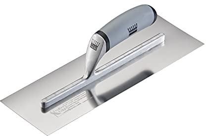 RAGNI 16 Feather Edge Stainless Steel Finishing Trowel with HIGH Lift Handle (R618S-16HL)