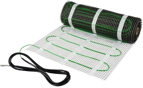 Argento 12m² 150W/m² riscaldamenti riscaldamento a pavimento elettrico ceramica