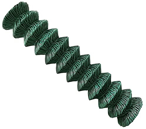 V2Aox Maschendrahtzaun 125 cm Höhe 25 m Länge Maschendraht Gartenzaun Zaun Draht Drahtgitter Drahtzaun Rolle Hasendraht Hühnerzaun Gitter Fence Garten Grün